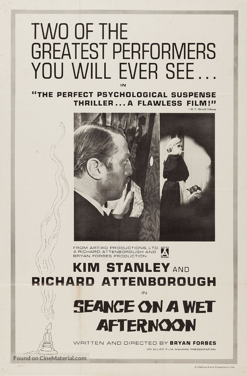 Seance on a Wet Afternoon - Movie Poster