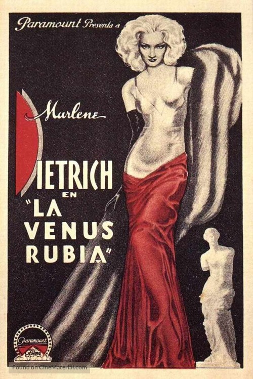 Blonde Venus - Spanish Movie Poster