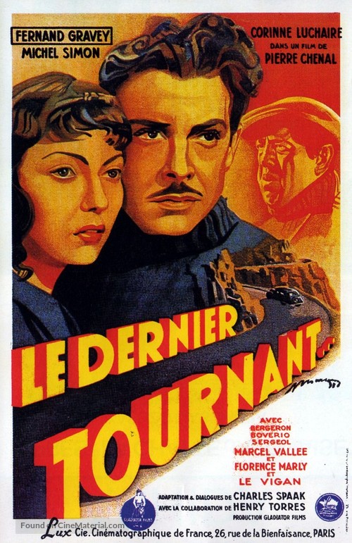 Le dernier tournant - French Movie Poster