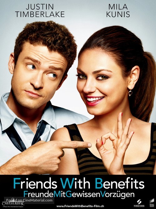 Friends with Benefits - Swiss Movie Poster