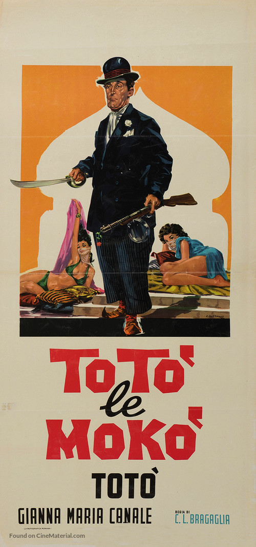 Tot&ograve; le Moko - Italian Movie Poster