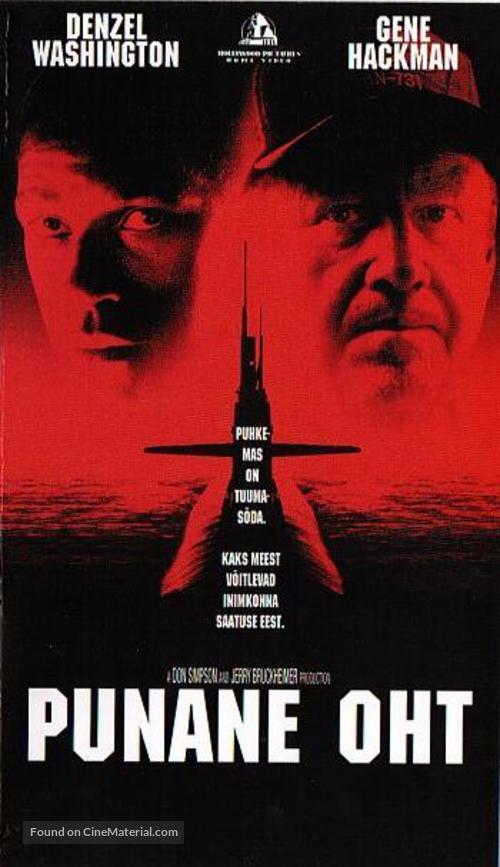 Crimson Tide - Estonian VHS movie cover