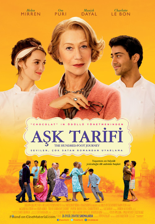 The Hundred-Foot Journey - Turkish Movie Poster