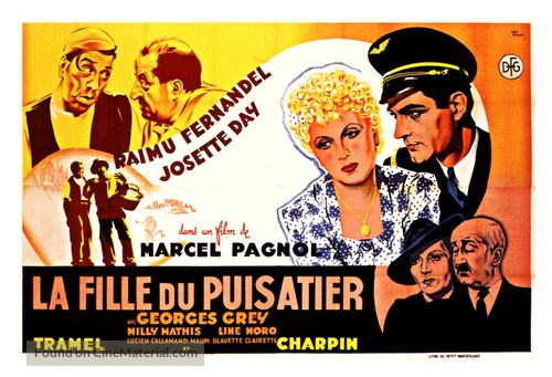 La fille du puisatier - French Movie Poster