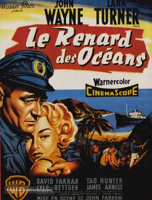 The Sea Chase - French Movie Poster