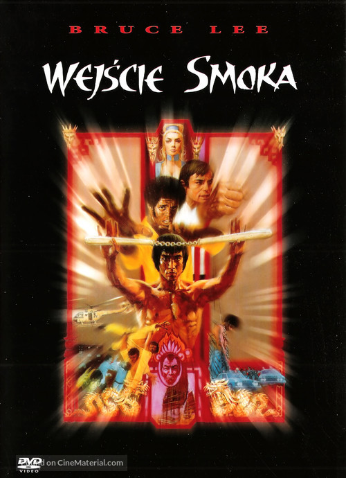 Enter The Dragon - Polish DVD movie cover