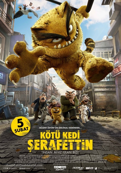 K&ouml;t&uuml; Kedi Serafettin - Turkish Movie Poster