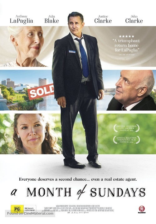 A Month of Sundays - Australian Movie Poster