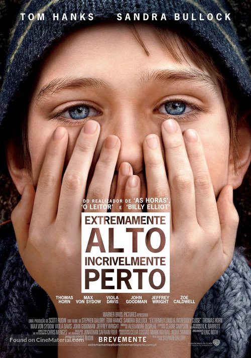 Extremely Loud &amp; Incredibly Close - Portuguese Movie Poster