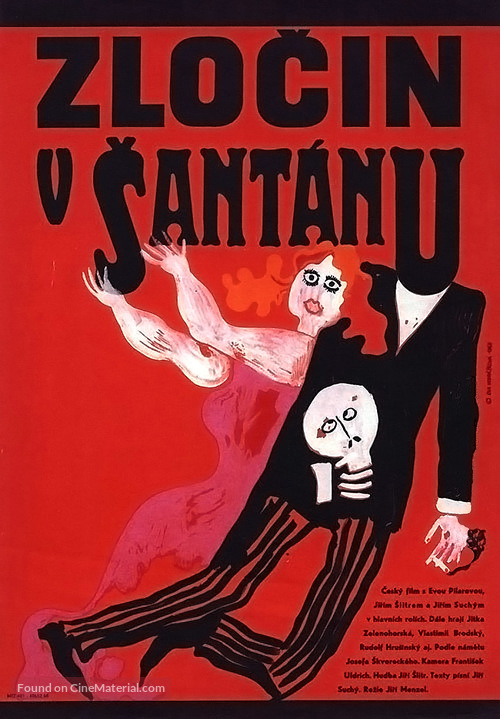 Zlocin v sant&aacute;nu - Czech Movie Poster