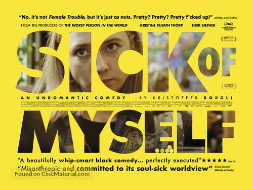 Sick of Myself - British Movie Poster