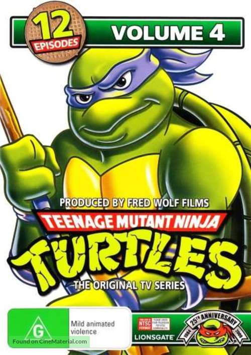 &quot;Teenage Mutant Ninja Turtles&quot; - Australian DVD movie cover