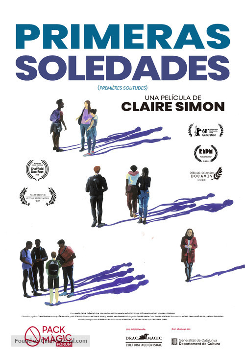 Premi&egrave;res solitudes - Spanish Movie Poster