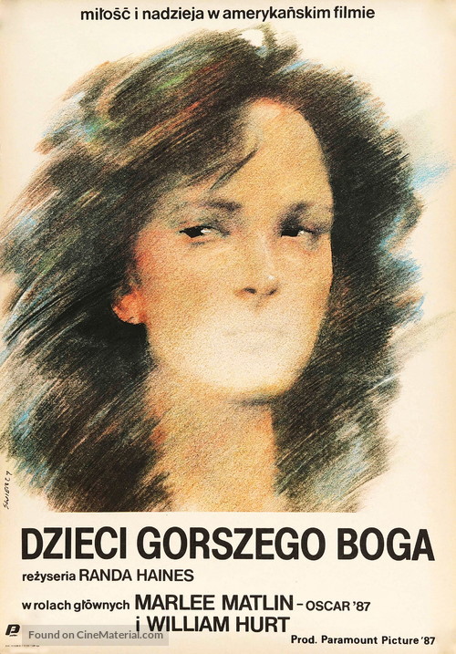 Children of a Lesser God - Polish Movie Poster