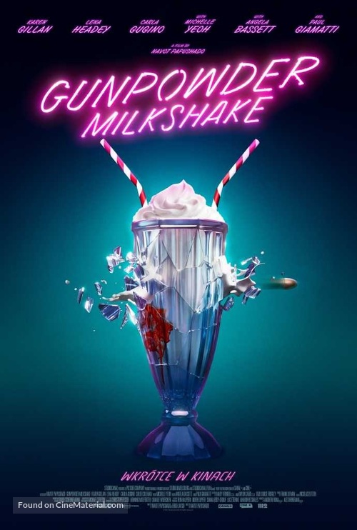 Gunpowder Milkshake - Polish Movie Poster