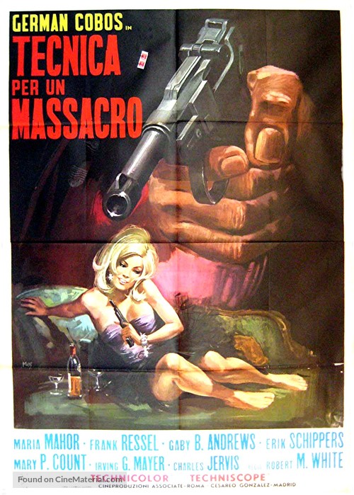 Tecnica per un massacro - Italian Movie Poster