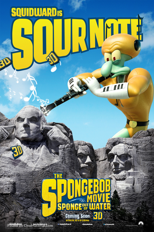 The SpongeBob Movie: Sponge Out of Water - British Movie Poster