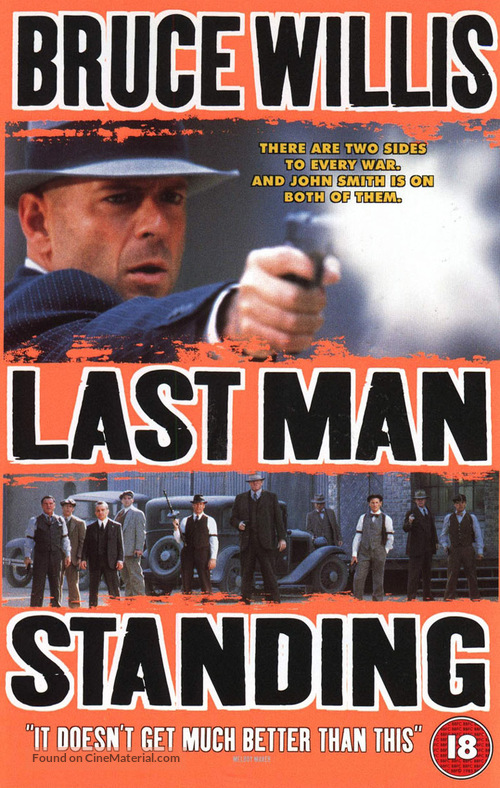 Last Man Standing - British DVD movie cover