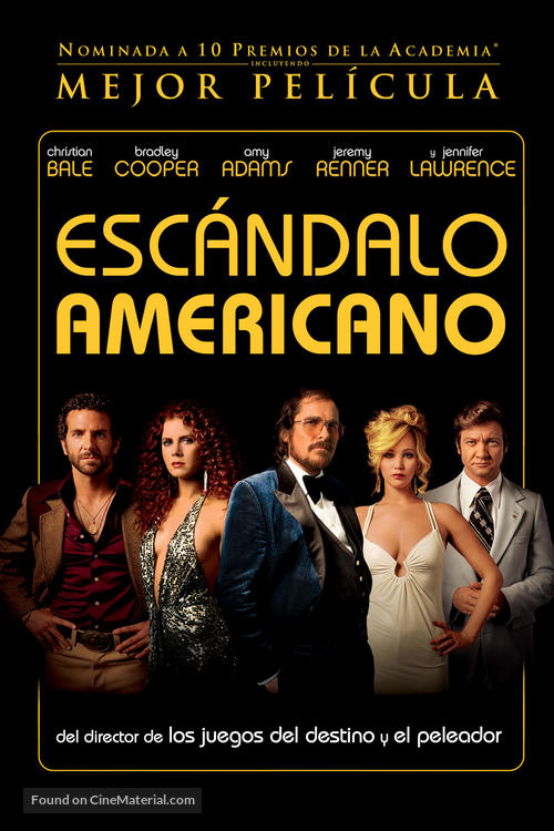 American Hustle - Argentinian Movie Cover