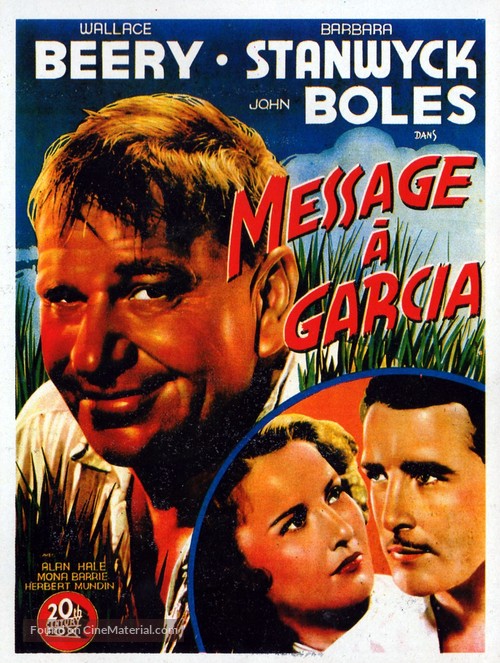 A Message to Garcia - French Movie Poster