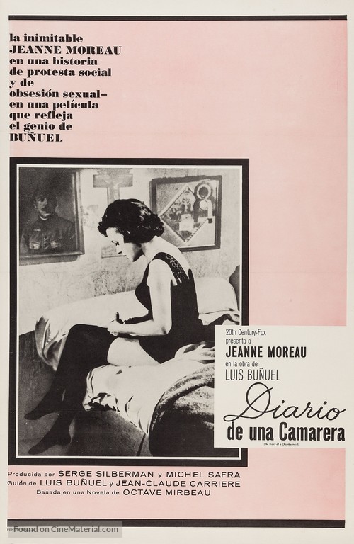 Le journal d&#039;une femme de chambre - Puerto Rican Movie Poster