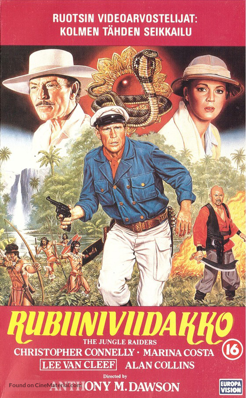 Leggenda del rubino malese, La - Finnish VHS movie cover