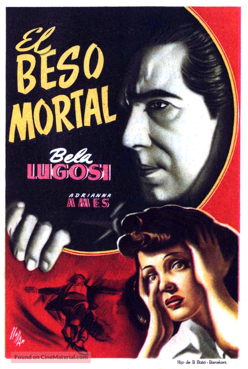 The Death Kiss - Spanish Movie Poster