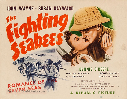 The Fighting Seabees - Movie Poster