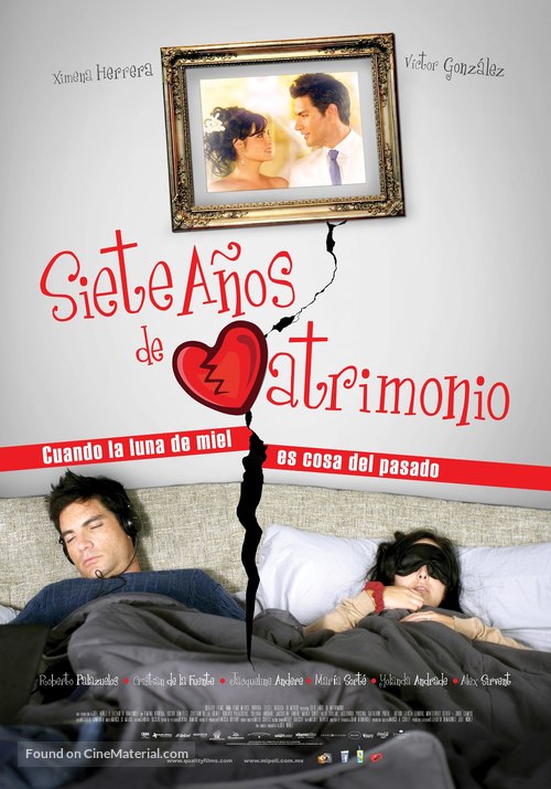 7 A&ntilde;os de Matrimonio - Mexican Movie Poster