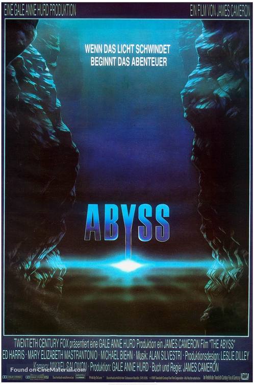 The Abyss - German Movie Poster