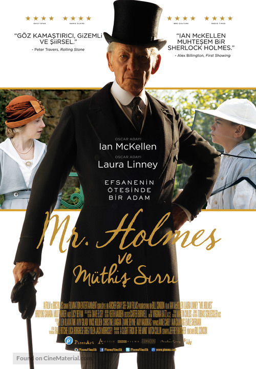 Mr. Holmes - Turkish Movie Poster