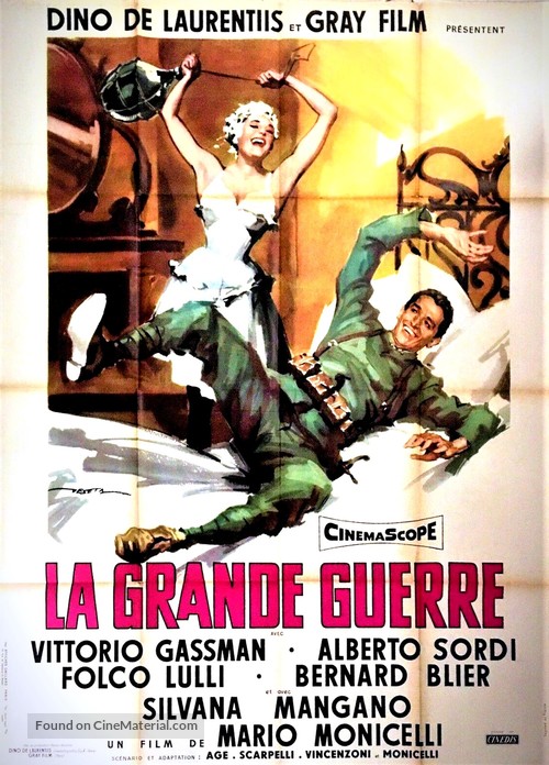 Grande guerra, La - French Movie Poster