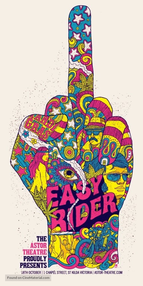 Easy Rider - Australian Homage movie poster