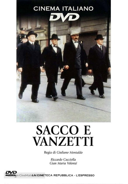 Sacco e Vanzetti - Italian DVD movie cover