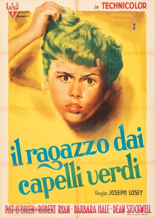 The Boy with Green Hair - Italian Movie Poster