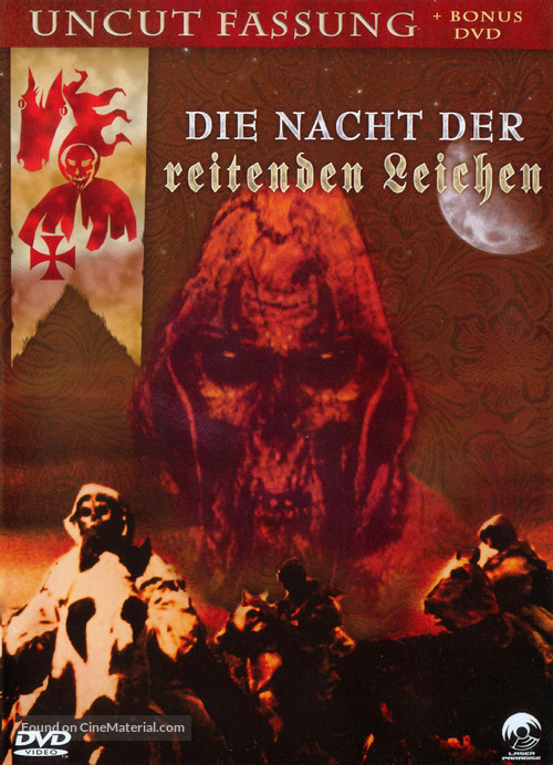La noche del terror ciego - German DVD movie cover