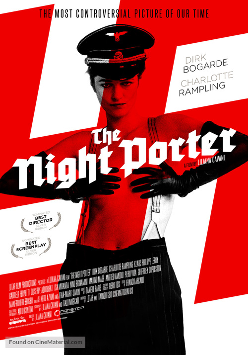 Il portiere di notte - Swedish Movie Poster