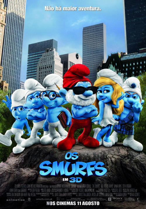 The Smurfs - Portuguese Movie Poster