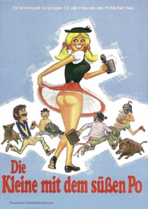 Die Kleine mit dem s&uuml;&szlig;en Po - German Movie Poster