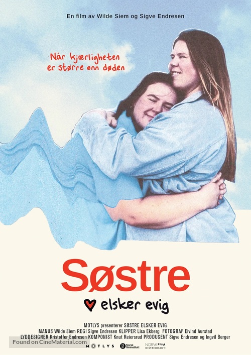 S&oslash;stre elsker evig - Norwegian Movie Poster