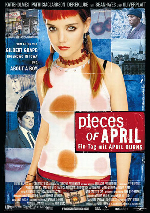 Pieces of April - German Movie Poster