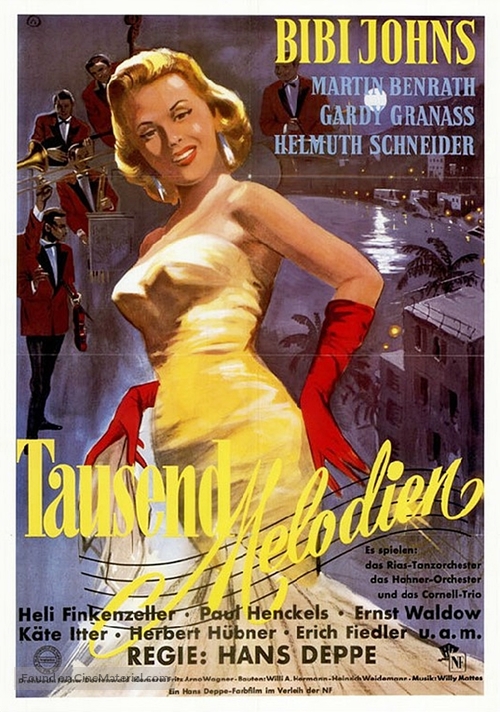 Tausend Melodien - German Movie Poster