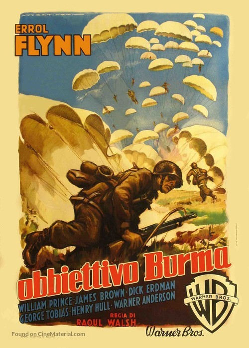 Objective, Burma! - Italian Movie Poster