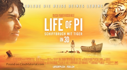 Life of Pi - Swiss Movie Poster