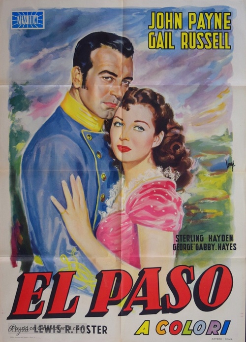 El Paso - Italian Movie Poster
