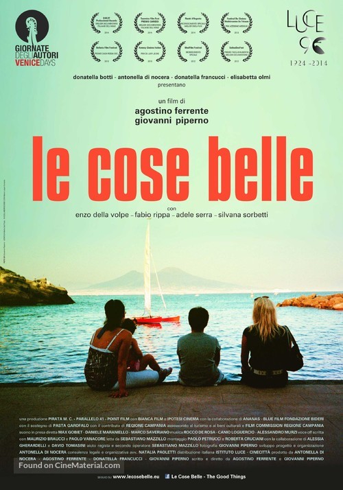 Le cose belle - Italian Movie Poster