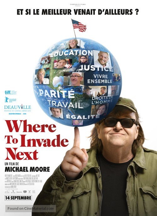 Where to Invade Next - French Movie Poster