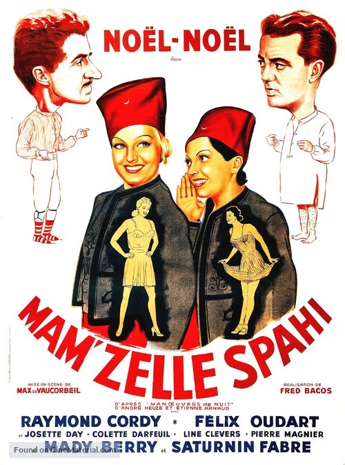 Mam&#039;zelle Spahi - French Movie Poster