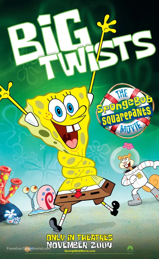 Spongebob Squarepants (2004) teaser movie poster Spongebob Squarepants (2004) teaser movie poster