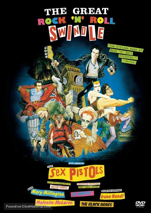 The Great Rock &#039;n&#039; Roll Swindle - British Movie Cover